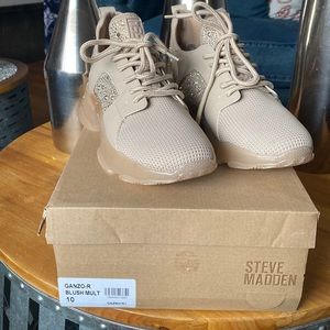 STEVE MADDEN Ganzo-R Blush Bling Sneakers